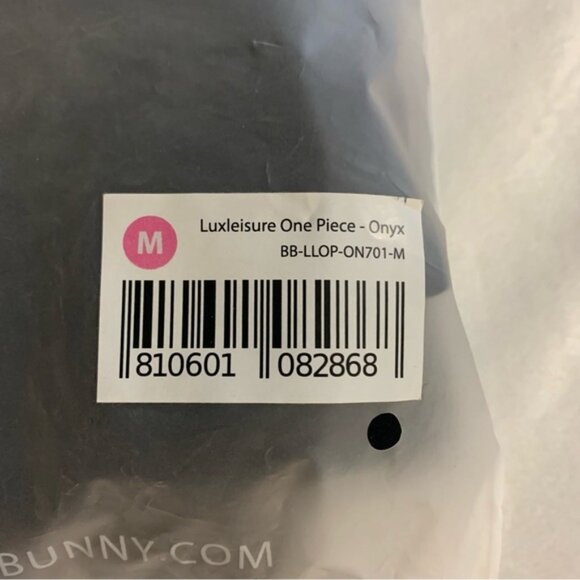 Buffbunny Collction Luxleisure One Piece Black Onyx Medium NWT - Picture 13 of 13